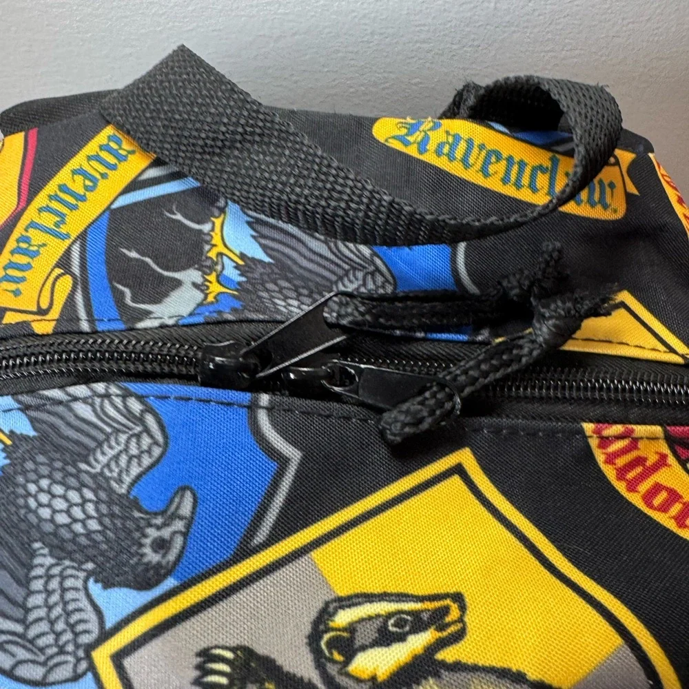 Harry Potter Hogwarts House Crests All Over Print Casual School Backpack